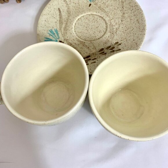 Vintage Red Wing Bob White Quail 2 Cups & 2 Saucers - 4 Piece Cup & Saucer Set - Picture 4 of 9